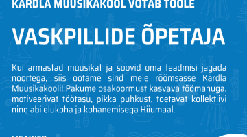 🎺 Kärdla  Muusikakool otsib vaskpillide õpetajat (0,4 koormusega)