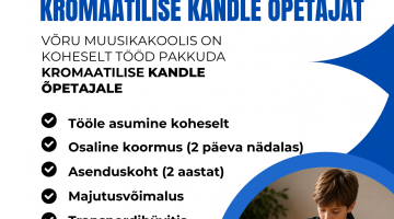 Võru Muusikakool otsib kromaatilise kandle õpetaja